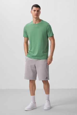Tommylife Tommy Life Pastel Yeşil Erkek Basic Kısa Kol Standart Kalıp O Yaka T-shirt - 87911 Pastel Yeşil