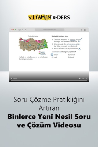 7. Sınıf Sosyal Bilgiler (e-Ders) | 1541 Soru, 1408 Dakika Video | Animasyonlu Haritalar