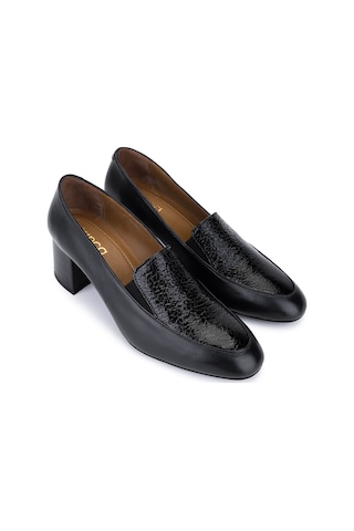 Tamer Tanca Kadın Hakiki Deri Siyah Klasik Ayakkabı 1135 06102 Bn Ayk Sk25-26 Syh Dr/syh Krsk Rgn Siyah