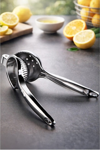 Primanova Paslanmaz Limon Sıkacağı - Metalik Metal