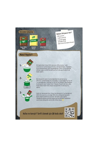 Knorr Yemek Kiti İsveç Usulü Gravy Soslu Köfte 150 G