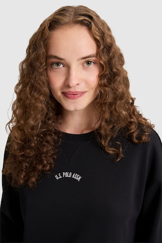 U.S. Polo Assn. Kadın Siyah Sweatshirt 50328959-vr046