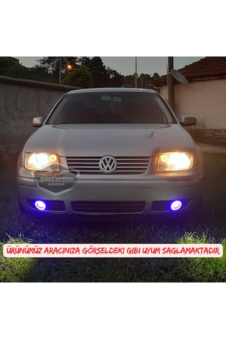 Vw Bora 1998-2006 Uyumlu Mercekli Angel Sis Farı Metal Su Geçirmez 76 Mm Turuncu Halkalı Gündüz Farı Angel Eyes 2 Adet