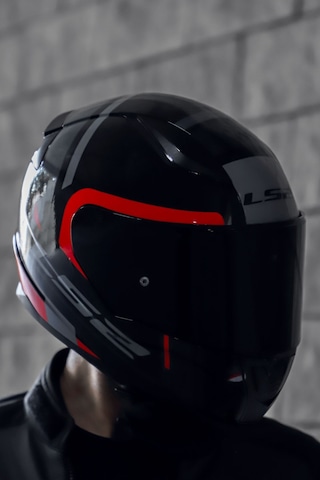 Rapıd 2 Chos Siyah Kırmızı Kask Siyah