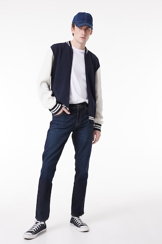 Wrangler Regular Fit Normal Kesim Dik Yaka Lacivert Bomber Ceket W232387410 Lacivert