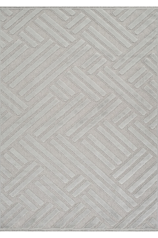 Kaşmir Halı İskandinav Frida Grey 80x300 Cm Salon Mutfak Halısı Yolluk Gri