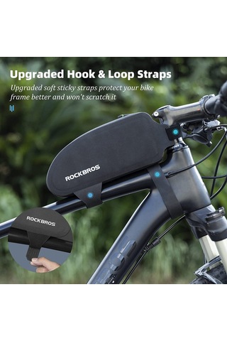 Rockbros Bisiklet Çantası Su Geçirmez Bisiklet Üst Ön Tüp Şasi Çantası Mtb Yol Bisiklet Pannier Kılıfı Çok Renkli