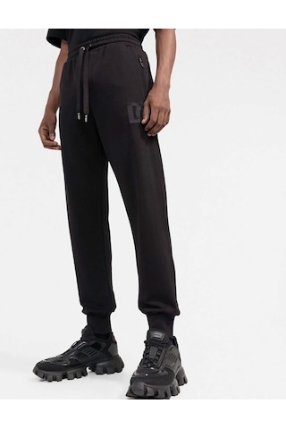 Dolce & Gabbana Dolce&Gabbana Logo Embroidered Track Pants Siyah