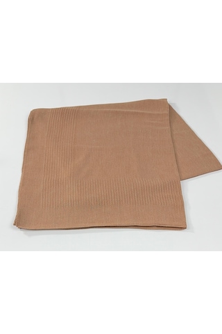 Miray Büyük Boy Pano Pamuk Eşarp - 120 X 120 - 0618 Tarçın