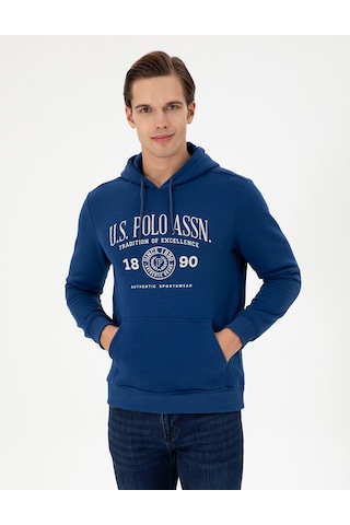 U.s. Polo Assn. Erkek İndigo Sweatshirt 50293446-vr028 İndigo