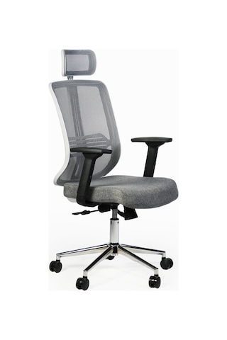 Hero Nefes Alan Fileli Çalışma Koltuğu Ergonomik Ofis Koltuğu Gri