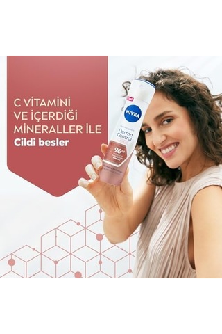 Control Clinical Kadın Sprey Deodorant 150ml,96 Saat Üstün Koruma,dermadry Technology İle Ekstra Kuruluk