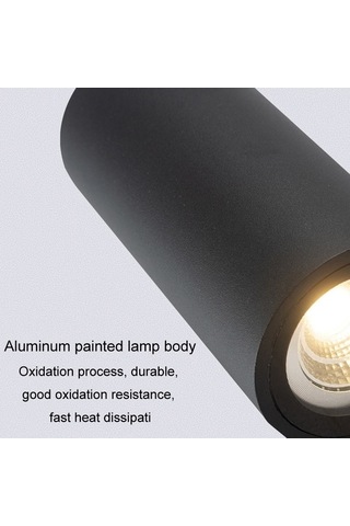 Tongxida Led Dış Duvar Lambaları Su Geçirmez Villa Kapısı Veranda Parlayan Gu10 2 Başlı Kare Soğuk Beyaz Soğuk Beyaz