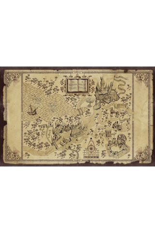 The Wizzarding World Of Harry Potter Sihirli Dünya Haritası