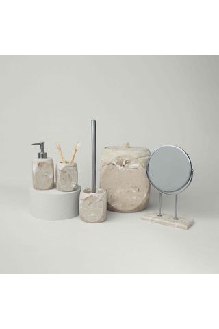 Linens Grace 18,2x29,5x8 Cm Makyaj Aynası Bej