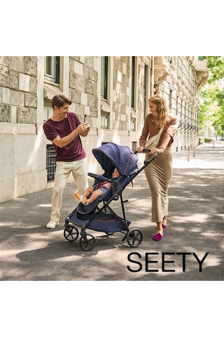 Chicco Seety Çift Yönlü Bebek Arabası - Oxford Blue