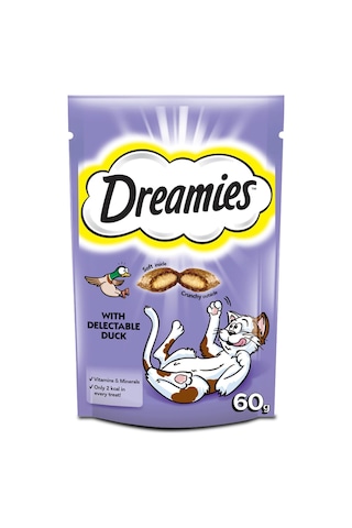 Ayrex Dreamies Kedi Ördekli Ödül Maması 60 Gr