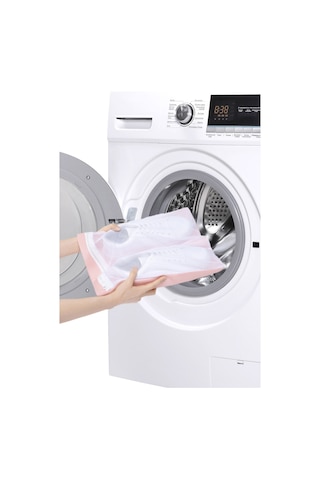 Ocean Home Textile 3'lü Pembe Renk Ayakkabı Yıkama Filesi Set