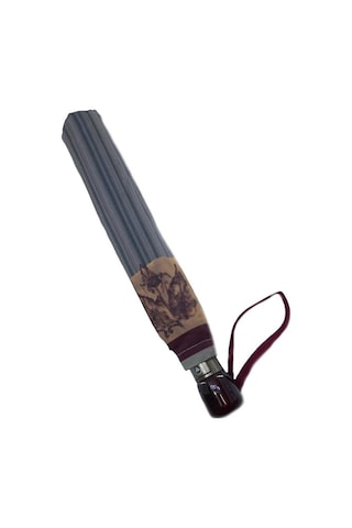 Baginn Snotline-april Kadın Şemsiye Otomatik Açılır 10telli Kapalı Boyut 40 CM 95 CM Çap Yeşil Ekose 001