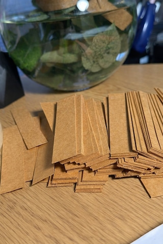 Doğal Geri Dönüşümlü Kağıttan Üretilen Parfüm Koku Test Kağıdı 1000 Li Paket Kraft Koku Test Strip