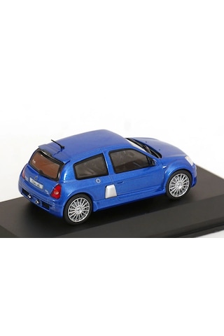1:43 Ölçek Solido 2003 Renault Clio V6 Ph.2 Bleu Iliade Diecast Metal Minyatür Model Araba 10cm