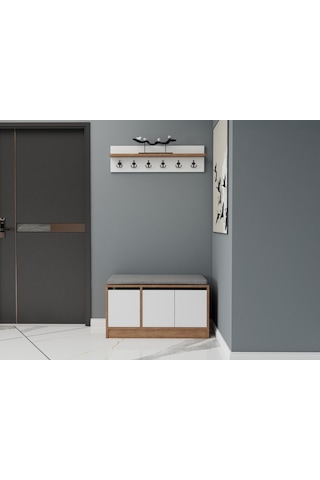 Mira Ayakkabı Dolabı Kahverengi