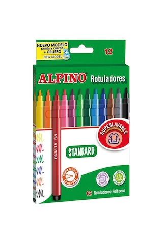 Alpino Rotuladores Keçeli Kalem 12'li