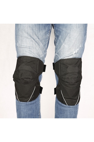 Ximistore9 Ayarlanabilir Motosiklet Dizlik Seti - Siyah Oxford Kumaş M Boy