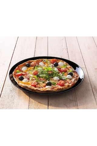 Luminarc Friends Time Pizza Tabağı Siyah 32 Cm