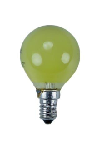 Leuci 40W 230V E14 3000K Sarı Cam Halojen Top Ampul