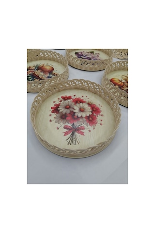 %100 Doğal El Yapımı 1. Sınıf Mdf Tabanlı Papatya Temalı Dekoratif Rattan Sunum Tepsisi 30 Cm, 6 Cm, 2 Mm %100 Doğal El Yapımı 1. Sınıf Mdf Tabanlı Papatya Temalı Dekoratif Rattan Sunum Tepsisi 30 Cm, 6 Cm, 2 Mm