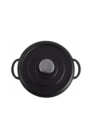 Porland Sapore Siyah Döküm Derin Tencere 20 Cm 04fst002567 Siyah