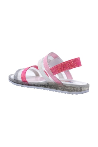 Kız Çocuk Bebe-patik Ortopedik Sandalet Gümüş - Pembe