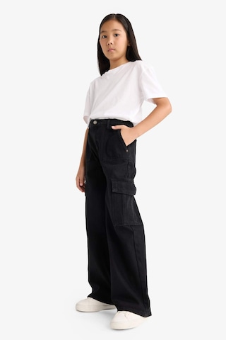 Defacto Wide Leg Kargo Geniş Paça Antrasit Kız Çocuk Jean Pantolon E5880a8/nm36 Antrasit