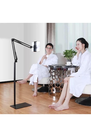 Metal Ayaklı Katlanabilir 140 Cm Tablet ve Telefon Tutucu Stand