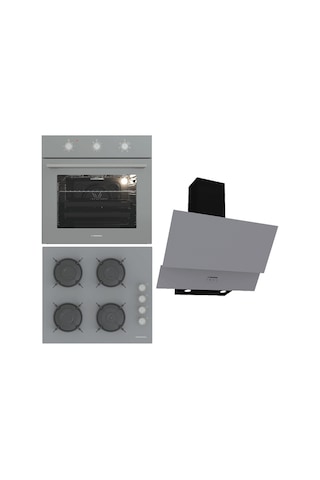 Termikel BO O6435C A + BH P6144C A + CH C6532C BA Antrasit Ankastre Set