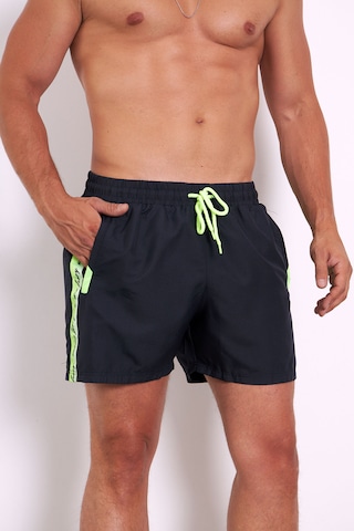 Enrico Ferry Erkek Lacivert Cepli Hızlı Kuruyan Deniz Şortu 2512l