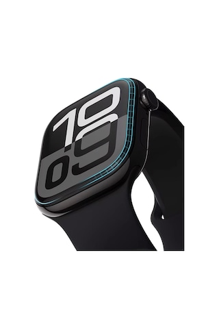 Apple Uyumlu Watch Series 10 46mm Polymer Temperli Nano 0.5 Mm Watch Ekran Koruyucu