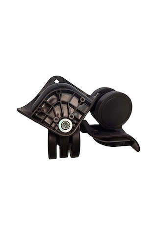 Homyl 2 Adet Bagaj Tekerlekleri Bavul Silindiri Tamir Parçaları Siyah