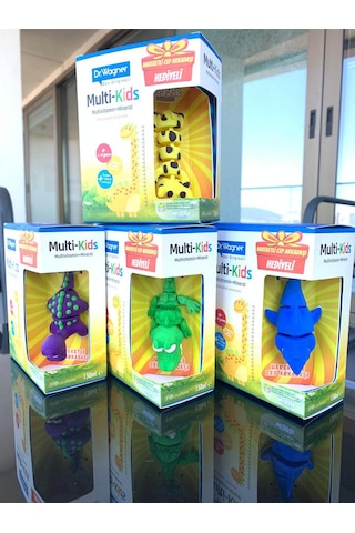 Dr. Wagner Multi-Kids Portakal Aromalı Takviye Edici Gıda 150 ML + Oyuncak Cep Arkadaşı