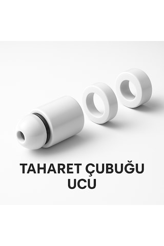 Taharet Çubuğu Uyumlu Plastik Beyaz Uç Dayanıklı, Uyumlu Ve Kol