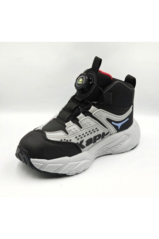 Kappa Kp-4073f Gri Siyah Makara Bağcıklı Outdoor Su Geçirmez Erkek Çocuk Spor Bot