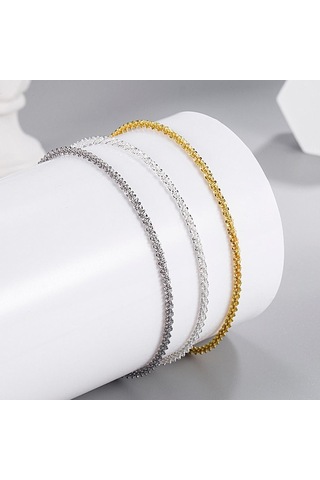 Altın Hafif Lüks Bebeğin Nefesi Çiçek Bileklik Basit Altın