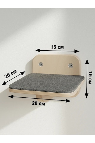 Go Cats Kedi Tüyü Döşemeli Duvar Rafı 430861489