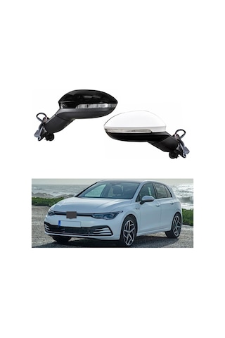 Vw Golf 8 Dış Dikiz Aynası Katlanır Isıtmalı Motorlu
