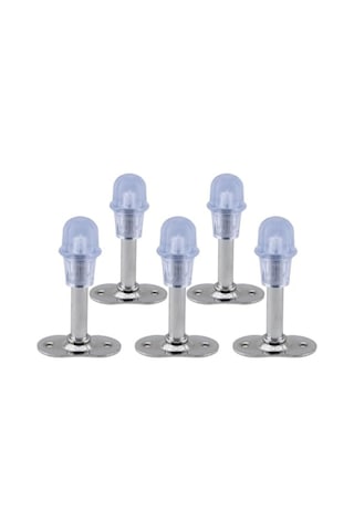 8 Cm Metal Kapı Stoperi - 5 Adet, Silikonlu Duruş