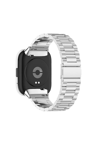 Xiaomi Redmi Watch 3 Active Uyumlu Ayarlabilir Paslanmaz Çelik Akıllı Saat Kordonu