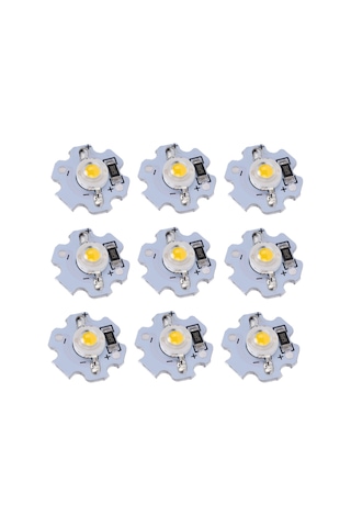Springsun 25 Adet 5v 1w Islak Beyaz Led Işık İçi, Aluminyum Tabanlı, Parlak, Uzun Ömürlü, El Feneri/spot Için Dıy Uyumlu Axd-1w-5v Beyaz