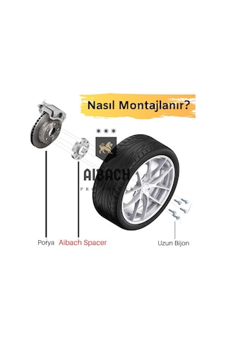 Aibach Pro Spacer 15mm OPEL CORSA S-D 10/2006 > 35 4X100 56,6 12X1.5 BİJON