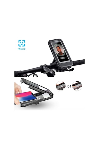 Motorsiklet Bisiklet Atv Manyetik Su Geçirmez 360 5-7 İnç Telefon Tutucu Tutacağı M3 1 Adet
